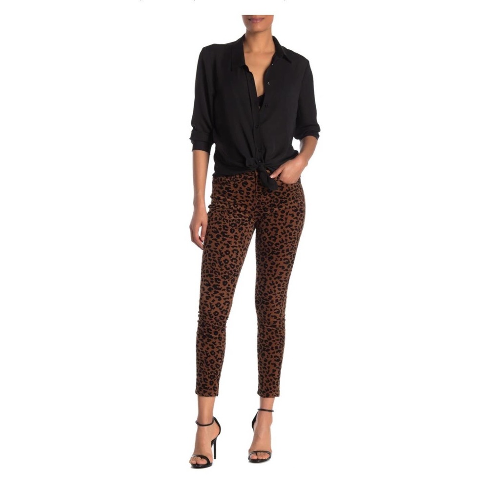 BlankNYC Leopard Print Corduroy Mid-Rise Skinny - Picture 9 of 9